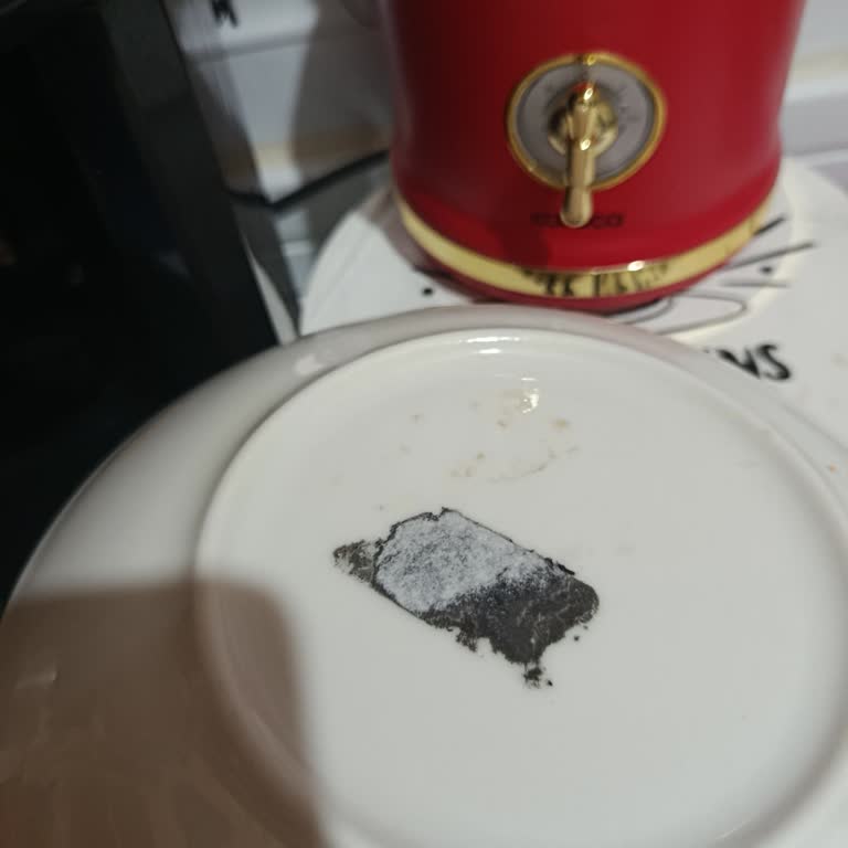 Porselen Tabaklarda Çıkarılamayan Etiket Ve Yapışkan Sorunu