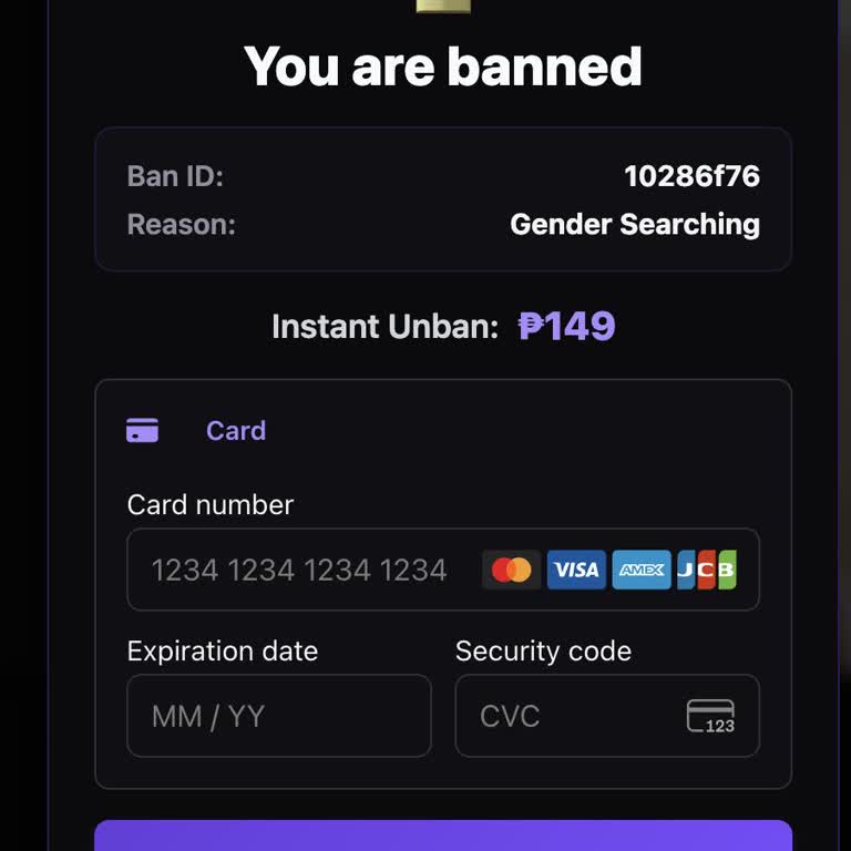 I Was Banned While Logging In Umingle