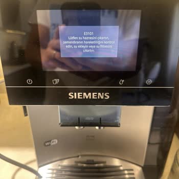 Siemens Kahve Makinesinde Sürekli E3101 Hatası Ve Fatura Eksikliği Nedeniyle Garanti Reddi