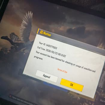 PUBG MOBILE Account Ban Appeal Request