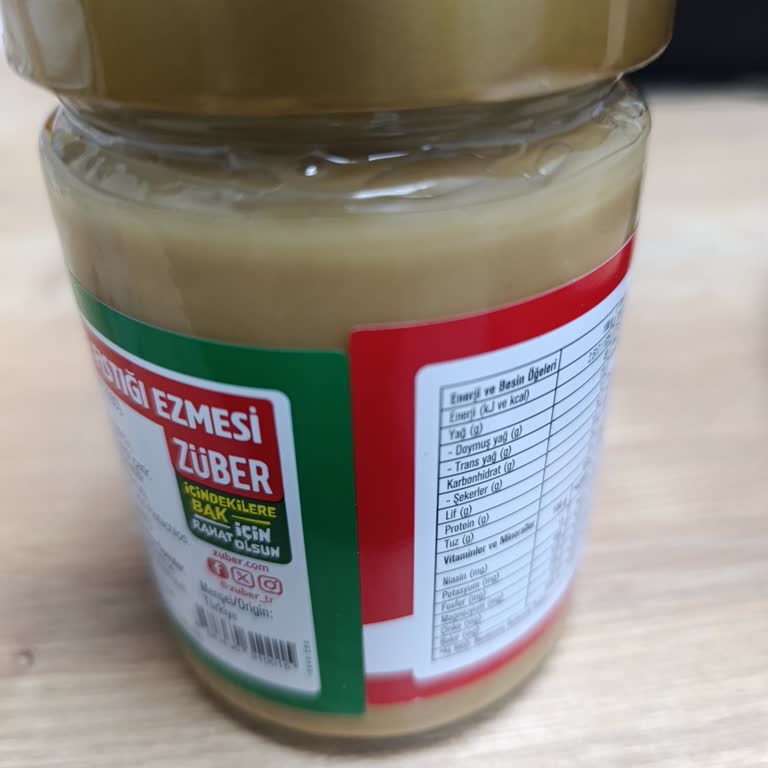 Açık Jelatinli Ve Yağ Sızdıran Züber Fıstık Ezmesi İçin Yeni Ürün Talebi