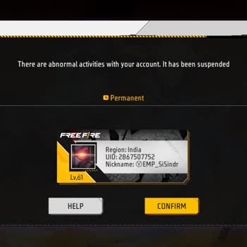 I Was Permanently Banned in Free Fire for Cheat/Abnormal Activities Without Evidence