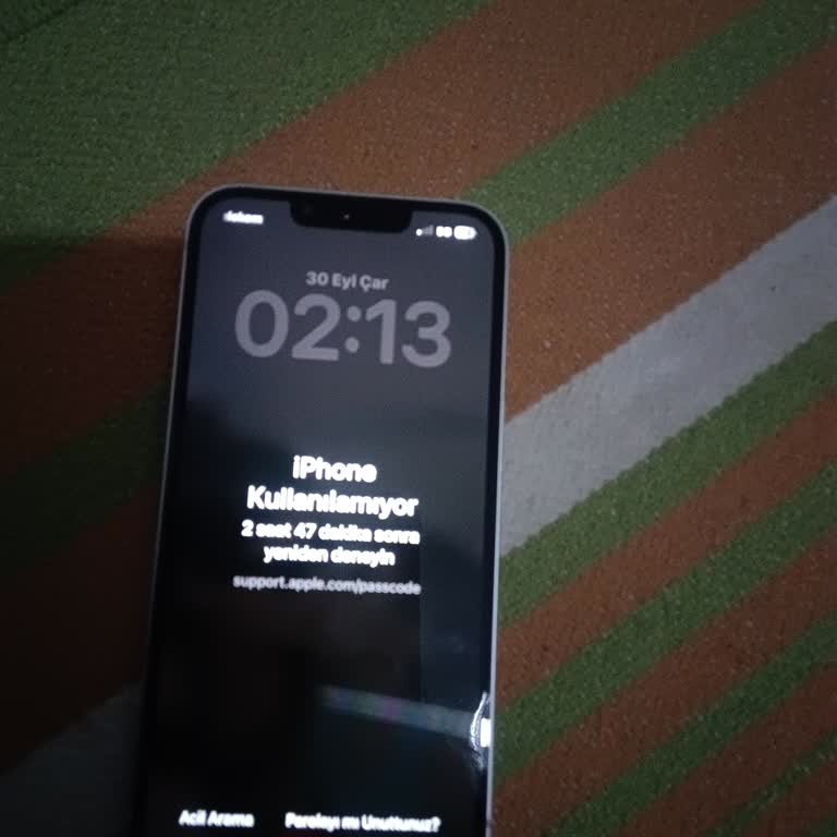 İPhone Kullanılamıyor Uyarısı Nedeniyle İCloud Ve Telefon Kilitlendi