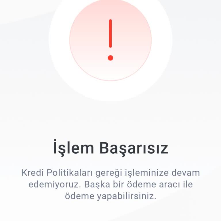 A101 Online Alışverişte Veresiye Kredi Limitim Kullanılamıyor