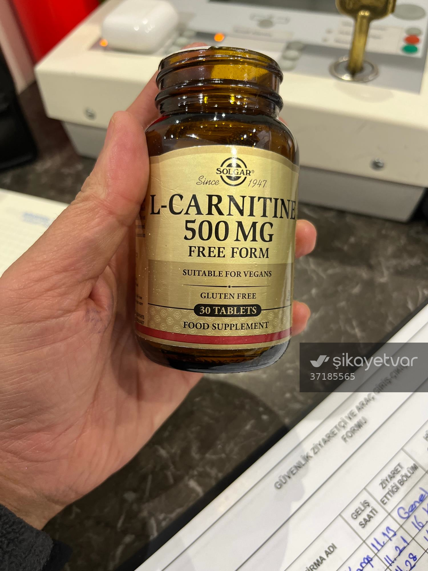 Solgar L‑Carnitine Tabletlerinin Hızla Bozulması Ve Ücretsiz Değişim Talebi