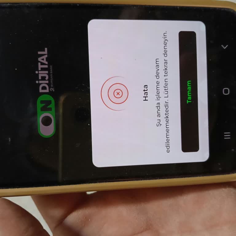 On Dijital Giriş Hatası Ve Erişim Sorunu