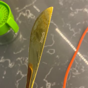 Orion Shiny Gold Çatal Bıçak Setinde 1 Ayda Renk Soyulması Ve İade Talebi
