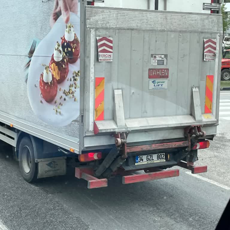 Metro Gastro Markete Bağlı Kamyonet Sürücüsünün Hayati Tehlike Yaratan Sürüşü