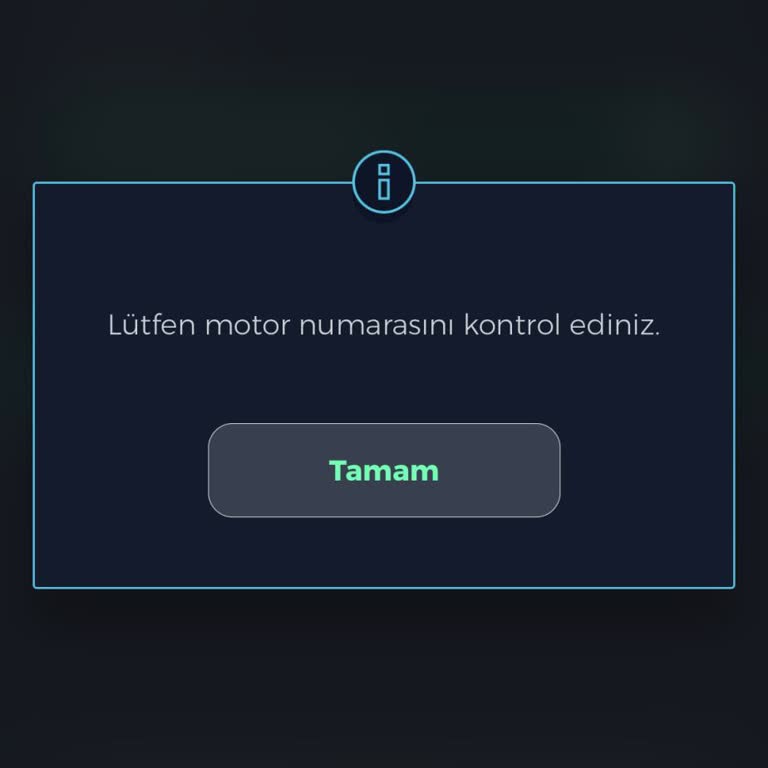 Fiat Panda Motor Numarası Tanınmıyor Ve Üyelik Açılmıyor