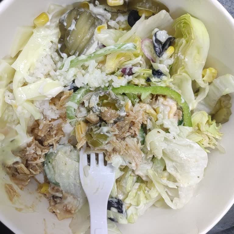 Subway'ye Teriyaki Bowl Siparişinde Ekstra Tavuk Ve Malzemeler Eksik, Porsiyon Yetersiz