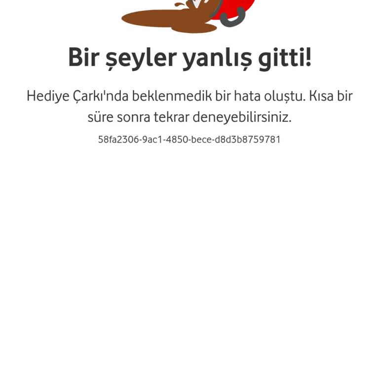 Vodafone Premium Hediye Çarkı Hatası: Kazandığım Sınırsız İnternet Paketi Tanımlanmadı