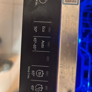 Panel Yazılarının Hızlı Solması Siemens IQ500 Bulaşık Makinesinde