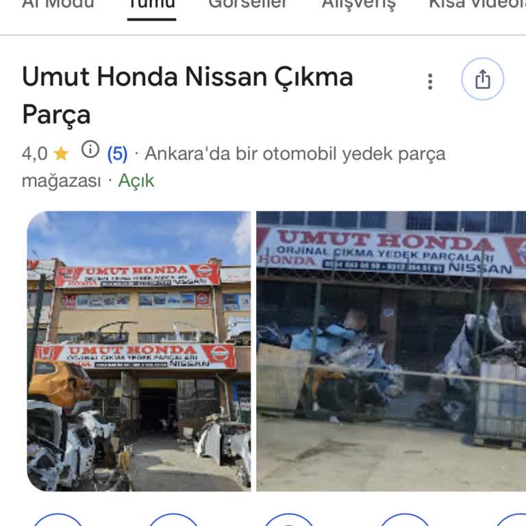 Umut Honda Nissan Çıkma Parça'dan Alınan Arızalı Motor Beyni Ve Geri Ödeme Sorunu