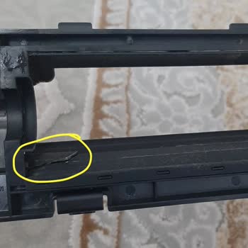 Kısa Sürede Çatlayan Parça Ve Garanti Reddi