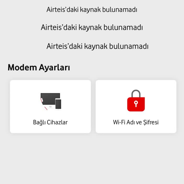 Vodafone Ev İnternetinde Wi-Fi Asistanı Çalışmıyor