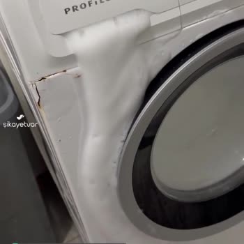 Profilo Çamaşır Makinesi Deterjan Girişinden Dolayı Oluşan Oksitlenme