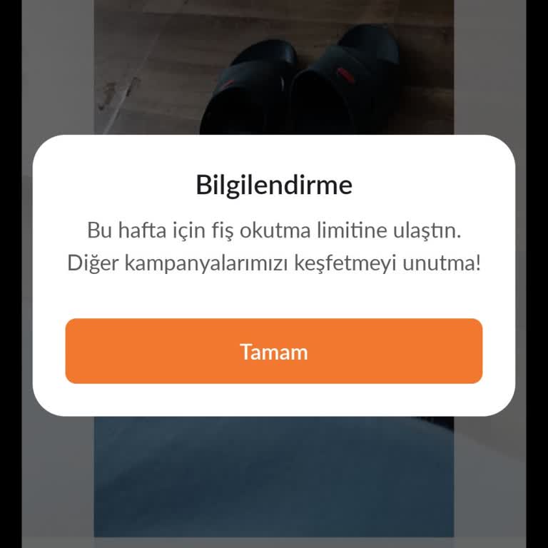 Haftalık Fiş Okutma Limiti Puan Biriktirmeyi Engelliyor