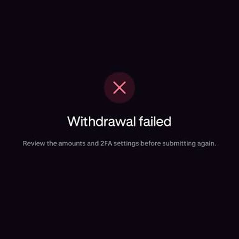 Unable To Withdraw Funds From Atomic Wallet