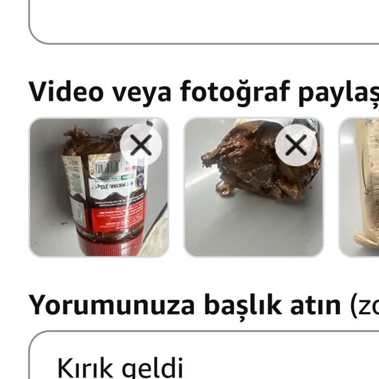 Kırık Gelen Gıda Ürünü İçin İade Ve Değişim Talebi