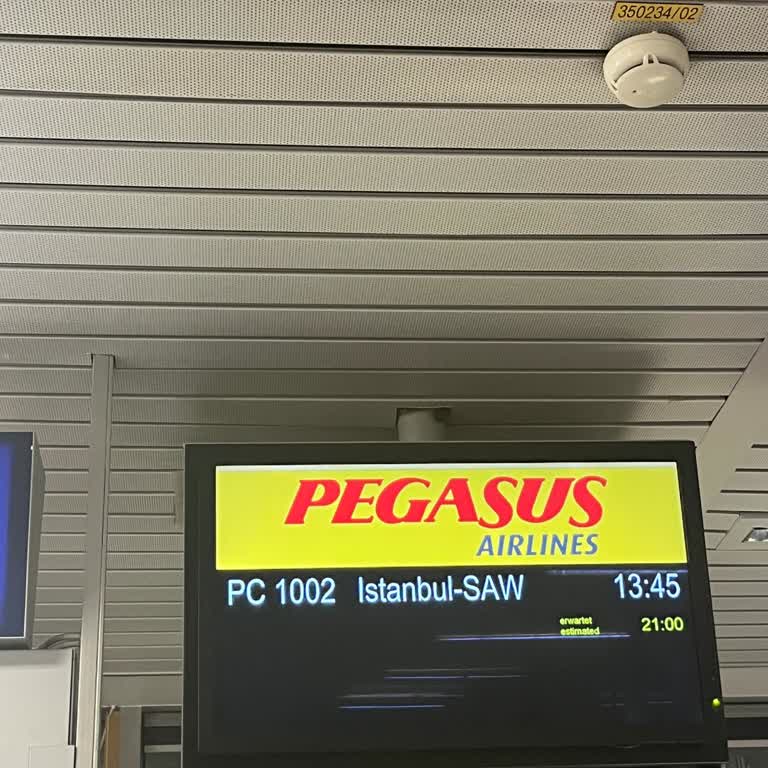 Pegasus Uçuşunun Uzun Rötarı Ve Yetersiz Bilgilendirme Nedeniyle Terkedilmiş