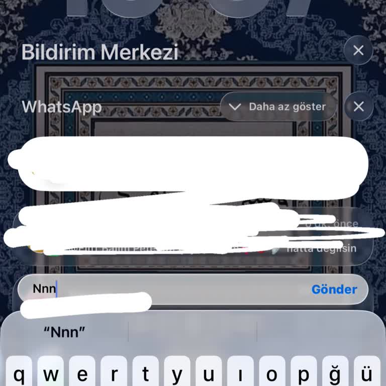Ekran Kapalıyken WhatsApp Hızlı Cevap Gönderilemiyor