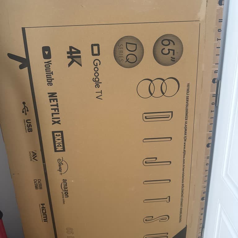 Kumanda Yakından Çalışıyor, Uzakta Algılamıyor Dijitsu 65 İnç 4K Televizyon