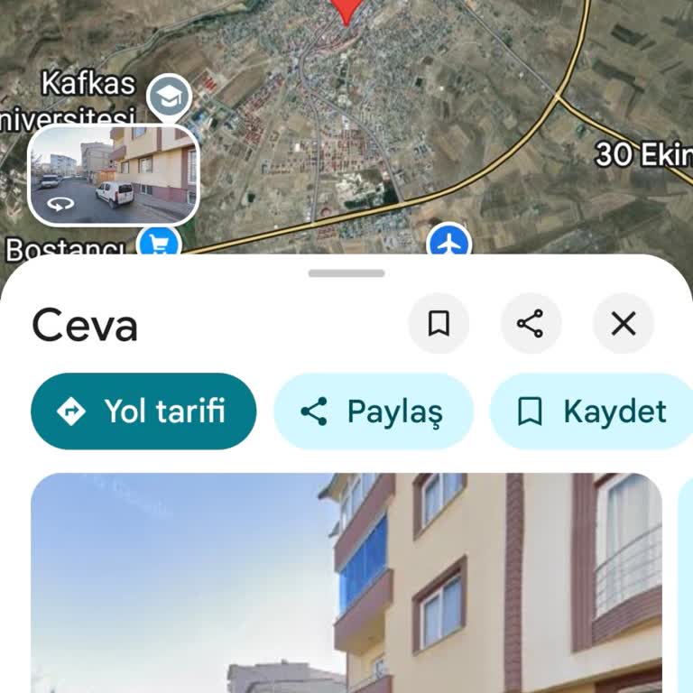 Kars Şubesinin Harita Konumu Yanlış Ve Telefon Cevap Vermiyor