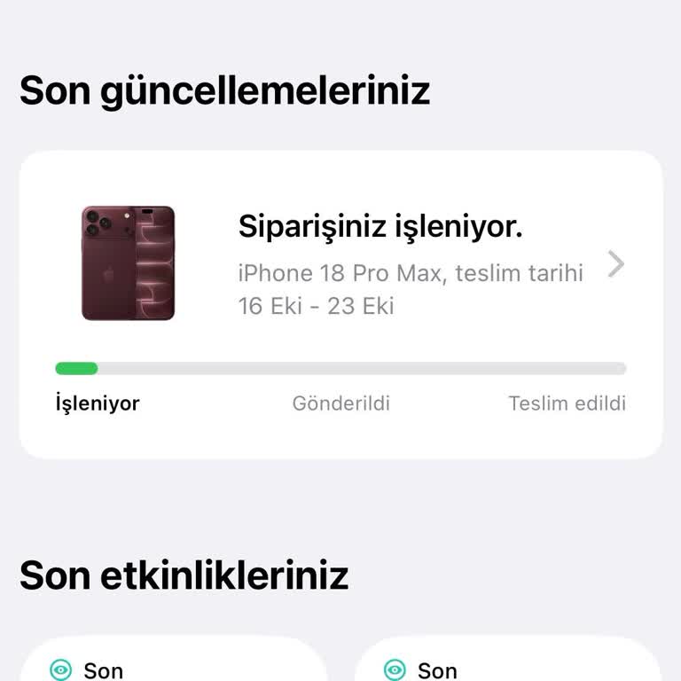 İşleniyor Durumunda Kalınan Apple Siparişim Ve Ödeme Sorunu