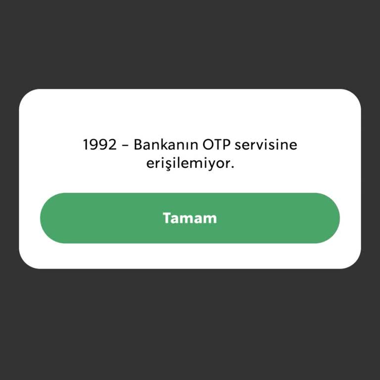 Masterpass Ödeme İşlemlerinde OTP Kod Gelmemesi Ve Giriş Sorunları