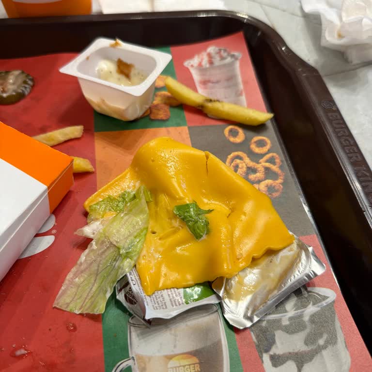 Aqua Florya Burger King Şubesinde Peynir Eksikliği Ve Saygısız Tavır