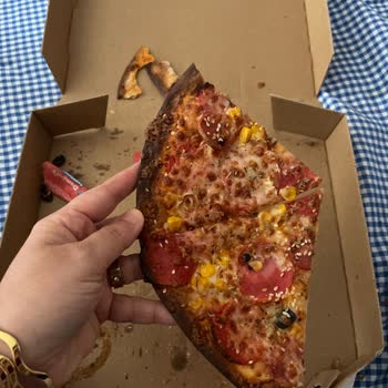 Bursa Üçevler Domino’s Şubesinde Yanık Ve Kuru Pizza Şikayeti