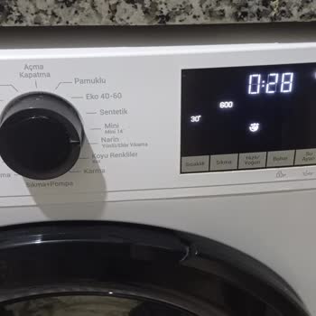 Arçelik Çamaşır Makinesinde Beton Gibi Ses Ve Hızlı Parça Değişimi Talebi