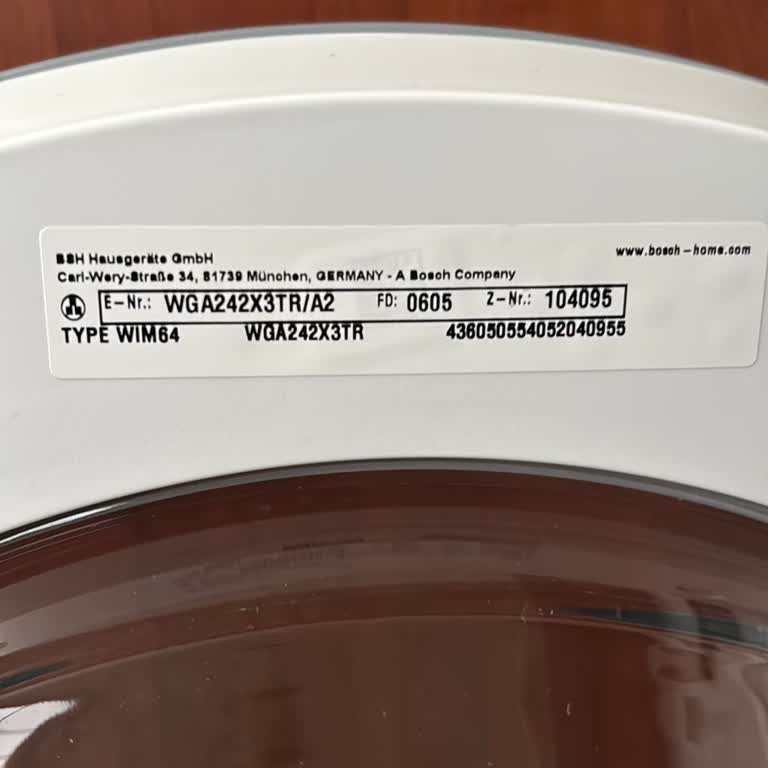 Bir Ay Önce Alınan Bosch Çamaşır Makinesinde E60-09 Hatası Ve Güven Sorunu