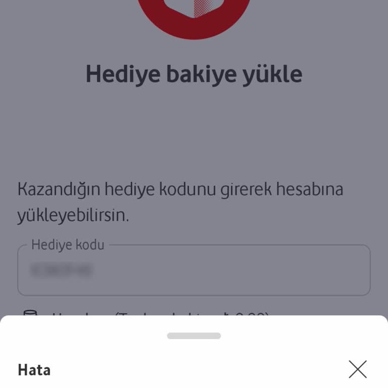Vodafone Pay Uygulamasında Hediye Kodu Kullanım Hatası Ve Müşteri Hizmetine Ulaşılamaması