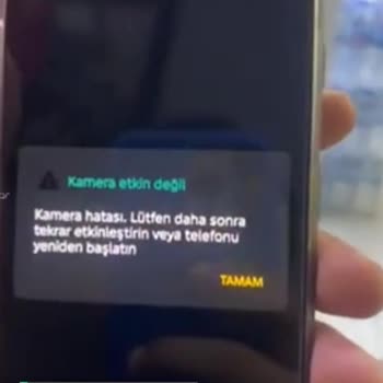 Tecno Mobile Kamera Hatası!