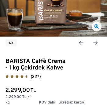 Tchibo'nun Web Sitesindeki Kahve Fiyatı Trendyol'dan Çok Daha Yüksek