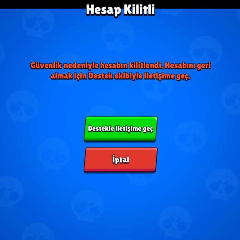 Brawl Stars Hesabım Güvenlik Nedeniyle Kilitlendi Ve Destek Yardımı Alamadım