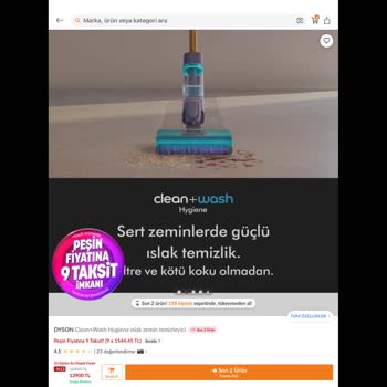 Dyson Temizleyici Fiyat Farkı Nedeniyle Geri Ödeme Talebi