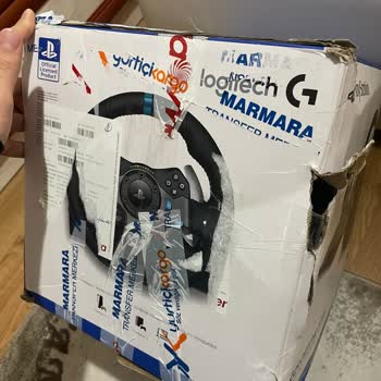Yurtiçi Kargo Marmara Transfer Merkezinde Logitech Direksiyon Seti Kutu Hasarı Ve Bantlama Sorunu