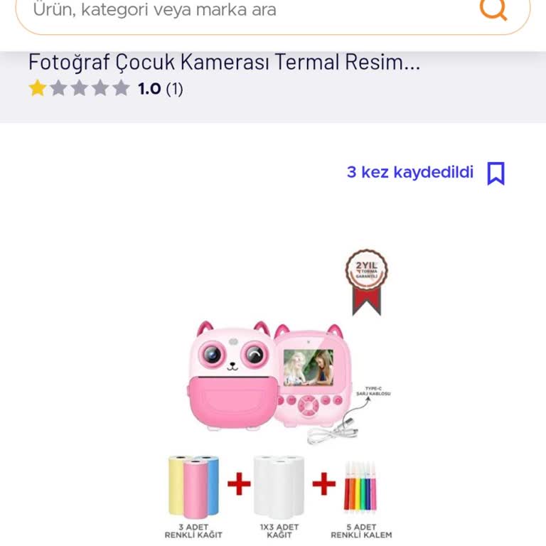 Torima Çocuk Fotoğraf Makinesindeki Kağıt Eksikliği Ve Müşteri Mağduriyeti