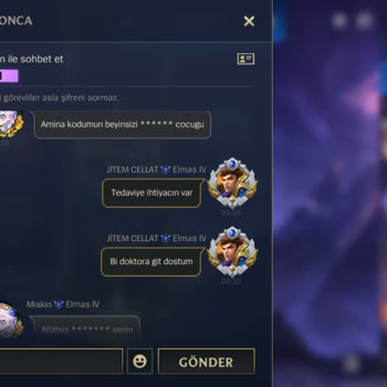 Wild Rift'te Küfür Ve Hakaret Şikayetim