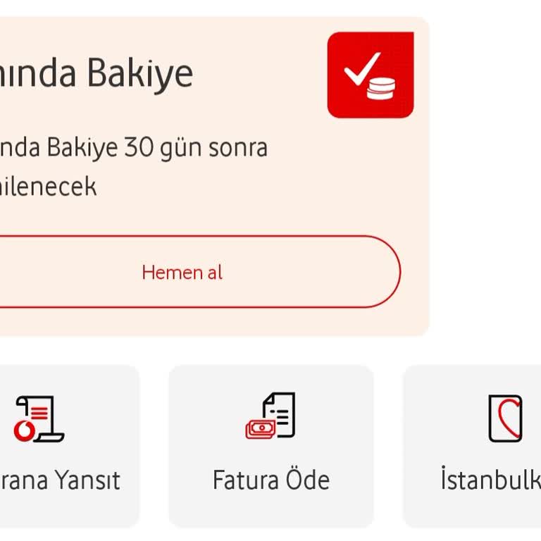 Anında Bakiye Yenilenme Tarihi Yanıltıcı, 1 Günden 30 Güne Atlattı