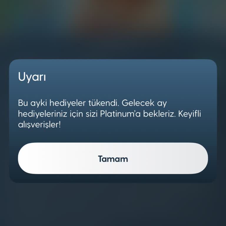 Migros Hediye Çeki Stok Sorunu Platinum Kullanıcılarını Mağdur Ediyor