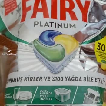 Fairy Tablet Deterjan Makinede Erimiyor