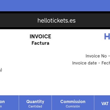 Entradas de Hellotickets como enviadas pero no recibidas, exijo entrega