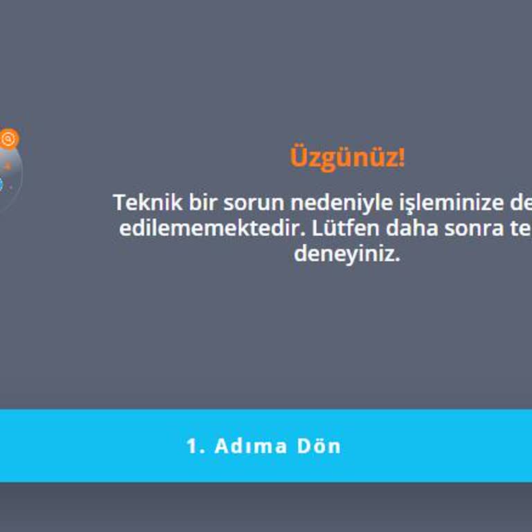 Paraf Kredi Kartı Başvurusunda Sürekli Teknik Hata