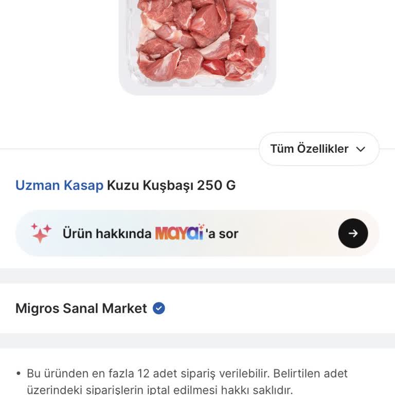 Migros’ta Son Kullanma Tarihi Geçmiş Kuşbaşı Ürünü Teslim Alınamadı