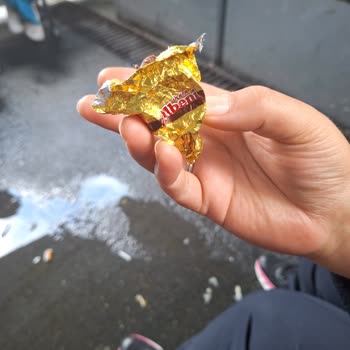 Küçük Fındıklı Çikolatanın İçinden Kurt Çıkması Hijyen Endişesi
