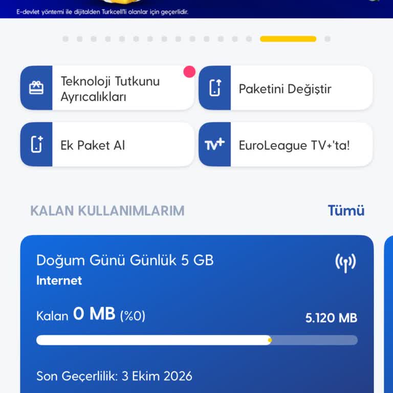 Turkcell İnternet Paketi Alınan Dakikada Sıfırlanıyor Ve Çözüm Yok