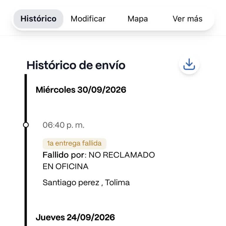 Inter Rapidísimo, envío devuelto y retención de productos, exijo solución